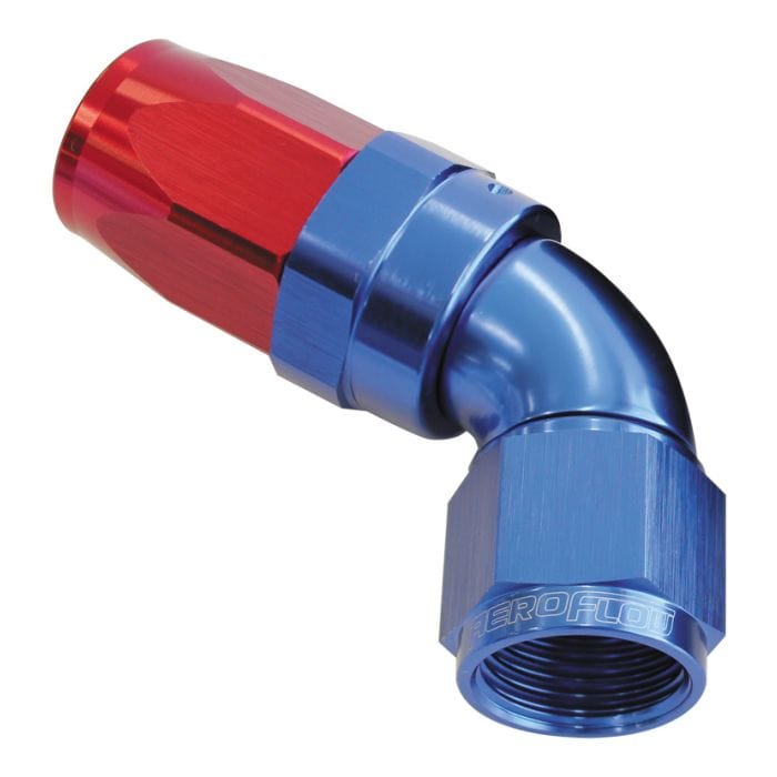 Aeroflow Performance Aeroflow Fittings 150 Series Taper One-Piece Full Flow Swivel 60° Hose End AF198 SR