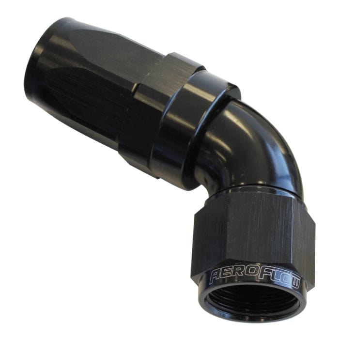 Aeroflow Performance Aeroflow Fittings 150 Series Taper One-Piece Full Flow Swivel 60° Hose End AF198 SR