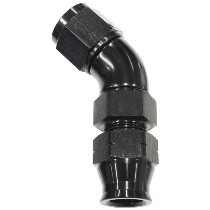 Aeroflow Performance Aeroflow Fittings 45° Tube to Female AN Adapters AF129. Suits Aeroflow, Moroso & Russell Tubing SR