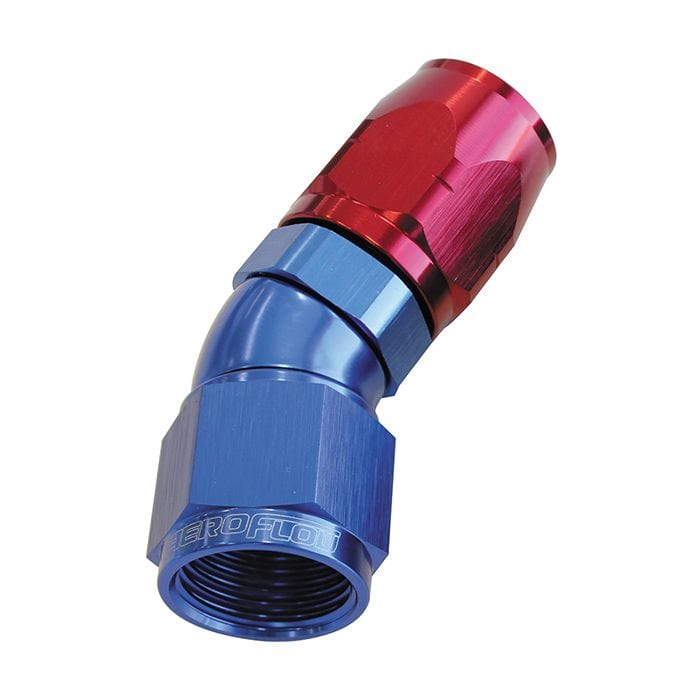 Aeroflow Performance Aeroflow Fittings 550 Series Cutter One-Piece Full Flow Swivel 30° Hose End AF557 SR