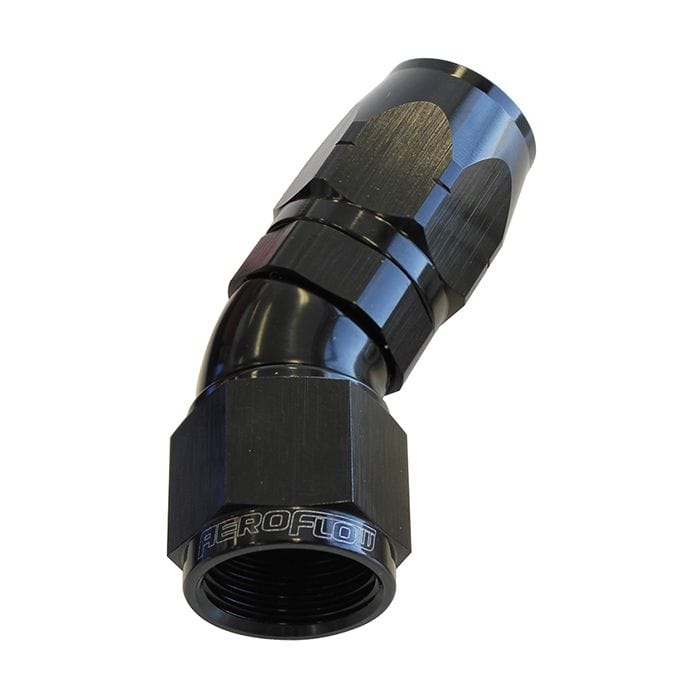Aeroflow Performance Aeroflow Fittings 550 Series Cutter One-Piece Full Flow Swivel 30° Hose End AF557 SR