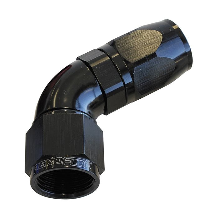 Aeroflow Performance Aeroflow Fittings 550 Series Cutter One-Piece Full Flow Swivel 60° Hose End AF558 SR