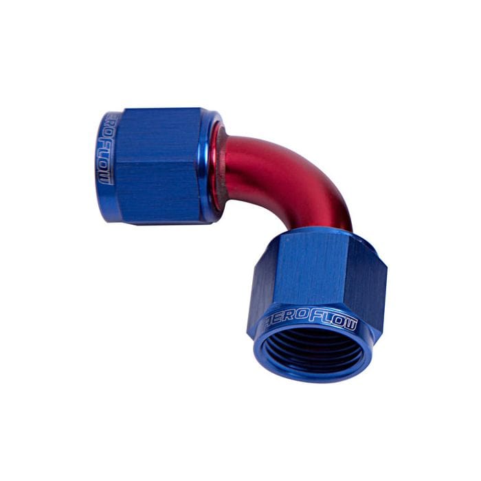 Aeroflow Performance Aeroflow Fittings 90° Female Swivel Coupler AF133 SR