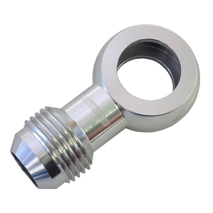 Aeroflow Performance Aeroflow Fittings Alloy AN Banjo Fitting 16 x 1.5 mm to -10AN SR