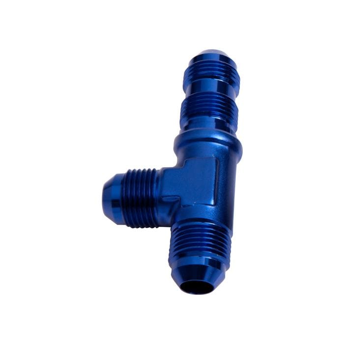Aeroflow Performance Aeroflow Fittings Bulkhead AN Tee On The Run AF804 Bulkhead Nuts Sold Separately SR