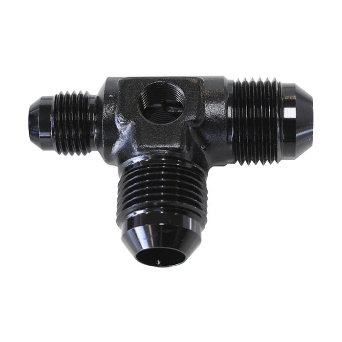 Aeroflow Performance Aeroflow Fittings Flare AN Tee with 1/8" NPT Ports AF824 SR