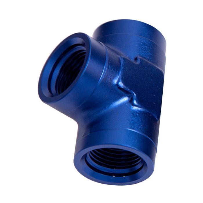 Aeroflow Performance Aeroflow Fittings NPT Female Pipe Tee AF917 SR