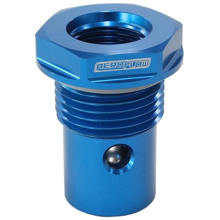 Aeroflow Performance Aeroflow Fittings Roll Over Valve AF613-12 , Suit Aeroflow Fuel Cells, -12 Male ORB to -8 Female ORB SR