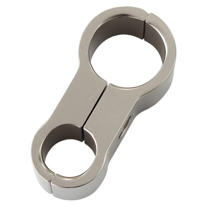 Aeroflow Performance Aeroflow Fittings Stepped Billet Aluminium Dual Hose Separators AF156
7/16" (11.1mm) I.D. & 9/16" (14.2mm) I.D., Suit -6AN & -8AN PTFE hose, SR
