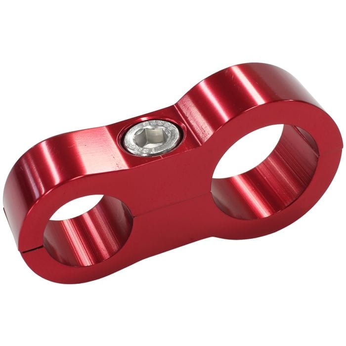 Aeroflow Performance Aeroflow Fittings Stepped Billet Aluminium Dual Hose Separators AF156
7/16" (11.1mm) I.D. & 9/16" (14.2mm) I.D., Suit -6AN & -8AN PTFE hose, SR