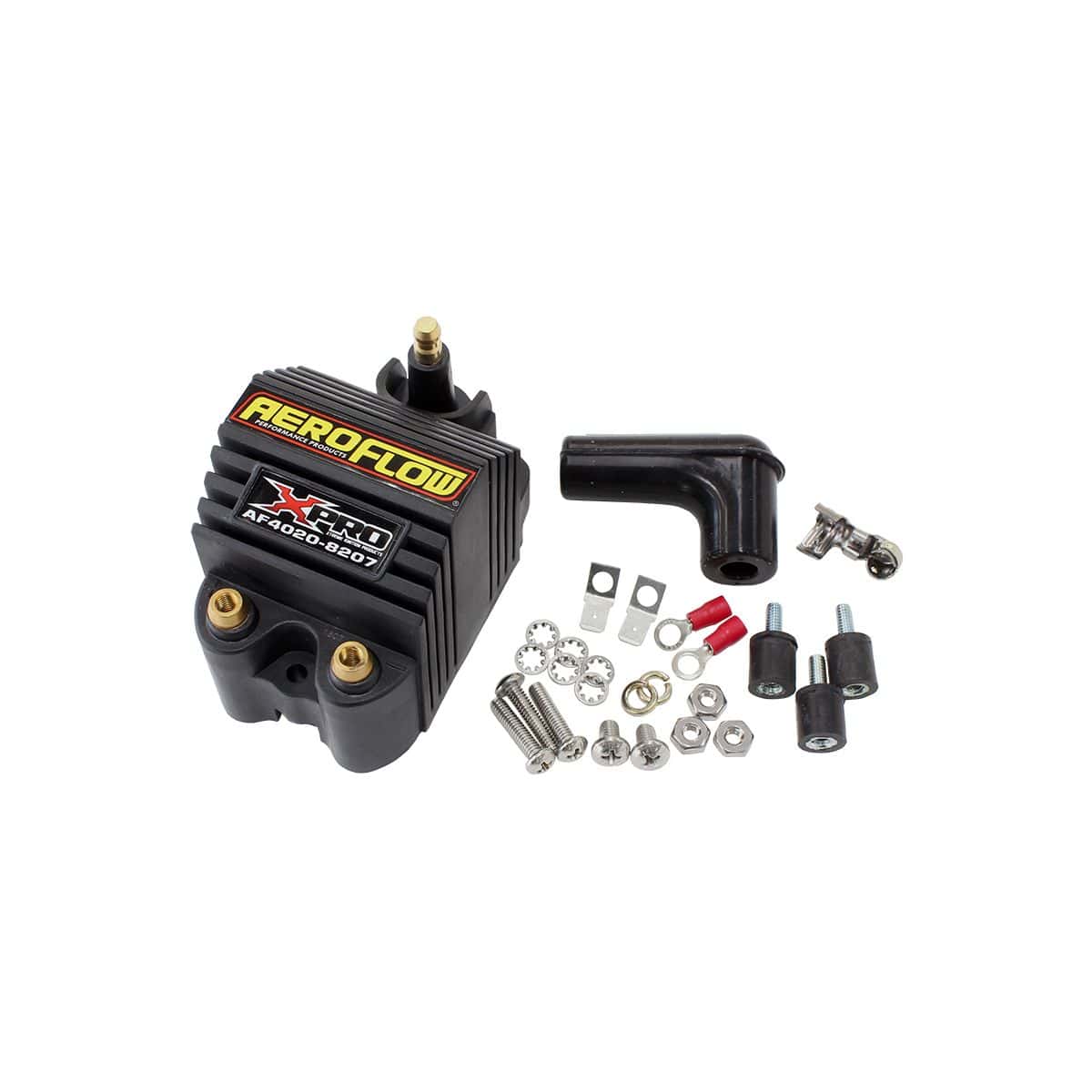 Aeroflow Performance Aeroflow Ignition F4020-8207 XPRO Universal SS Ignition Coil Use with Ready to Run Distributors AF4020-8207 SR