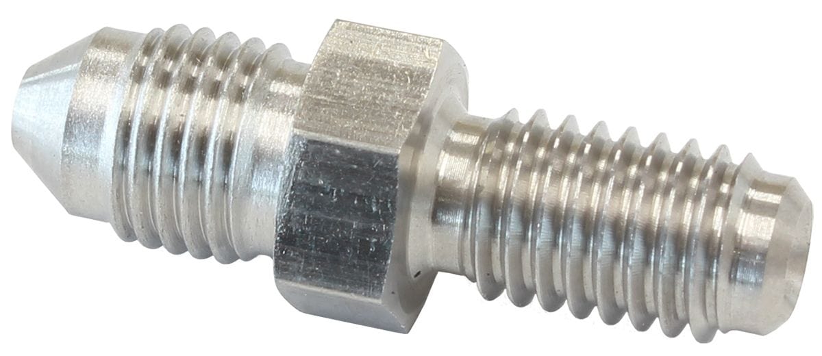 Aeroflow Performance Aeroflow Male -3AN to M8 x 1.25 Dual Seat Adapter AF339-03 SR