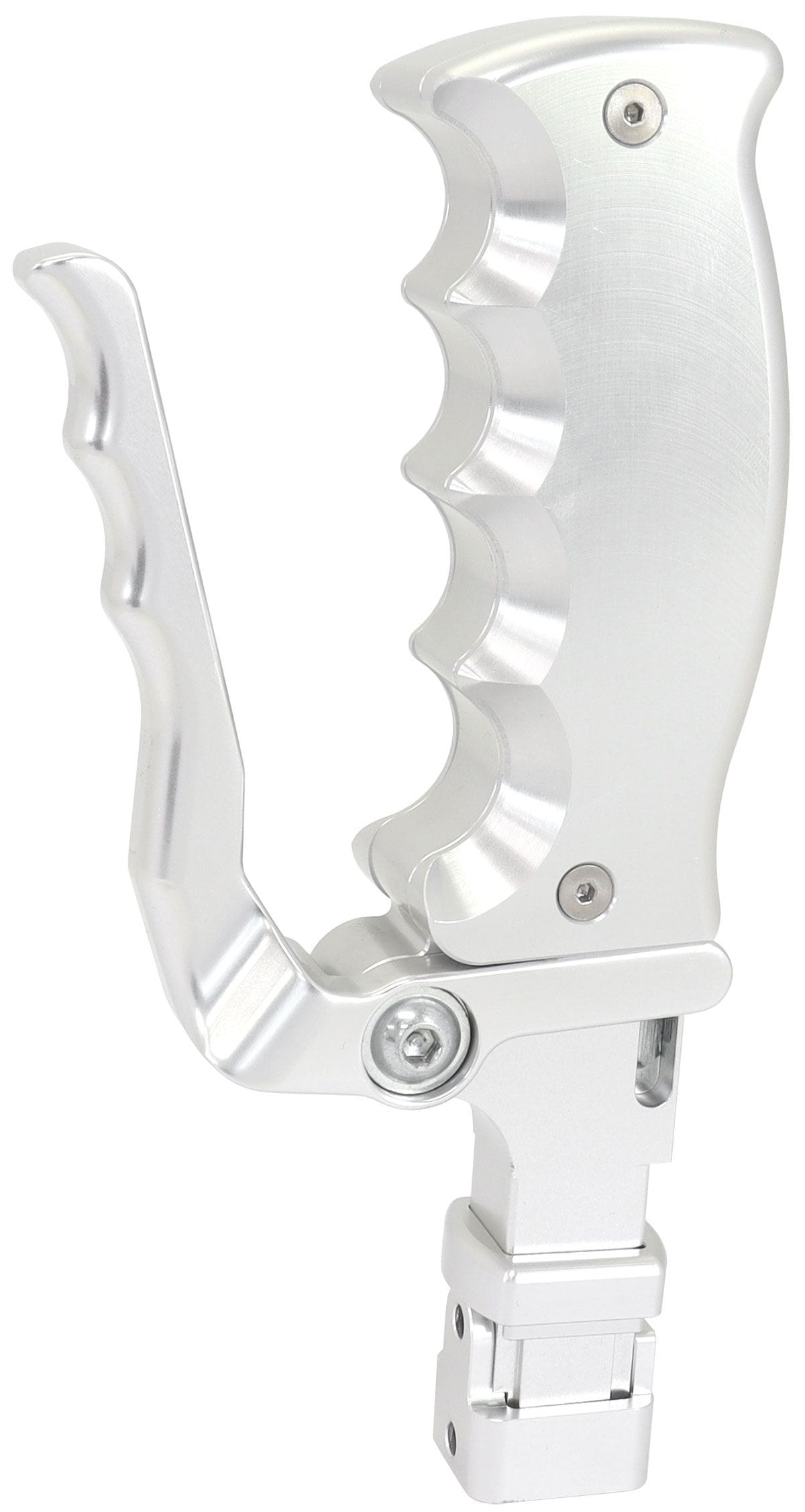 Aeroflow Performance Billet Factory Replacement Shifter Handle Aeroflow Bang Shift Attack OEM Ford Mustang Shifter Handle - Silver AF72-9105 SR