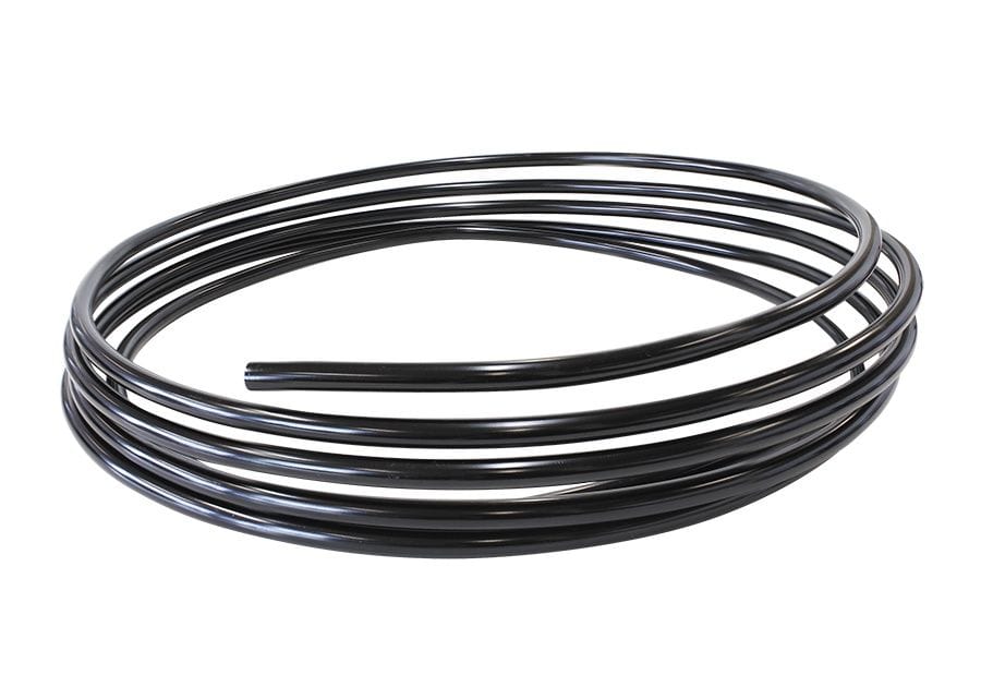 Aeroflow Performance Black Anodised Finish Aeroflow Aluminium Fuel Line 1/4" (6.35mm) 25ft (7.6m) Length Roll AF66-2998BLK SR