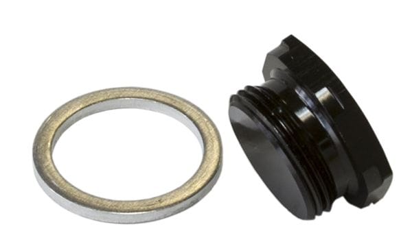 Aeroflow Performance Black finish, 7/8"-20 Aeroflow Holley Fuel Bowl Inlet Blank Plug AF700-00BLK SR