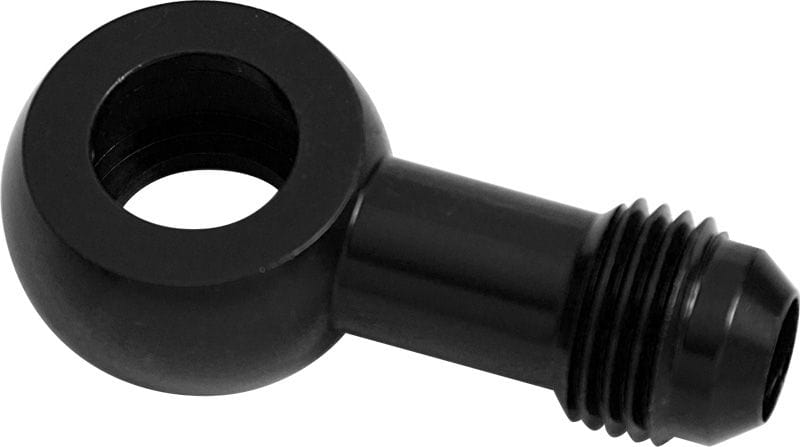 Aeroflow Performance Black Finish Aeroflow Alloy AN Banjo Fitting 12mm to -4AN AF719-04BLK SR