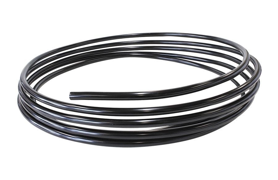 Aeroflow Performance Black Finish Aeroflow Aluminium Fuel Line 5/8" (15.88mm) 25ft. Length Roll AF66-3002BLK SR