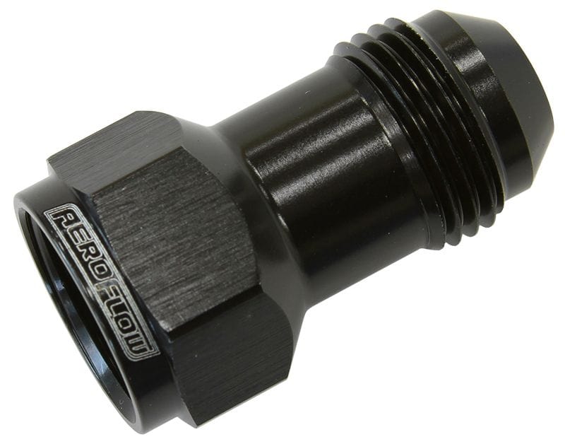 Aeroflow Performance Black Finish Aeroflow AN Female to Male Extension -12AN to -12AN AF952-12BLK SR