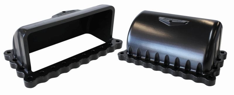 Aeroflow Performance Black Finish. Aeroflow Billet Burst Panel Deflector Shield AF64-4400BLK SR