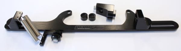 Aeroflow Performance Black Finish Aeroflow Billet Throttle Cable Bracket 4500 Dominator Style AF64-2002BLK SR