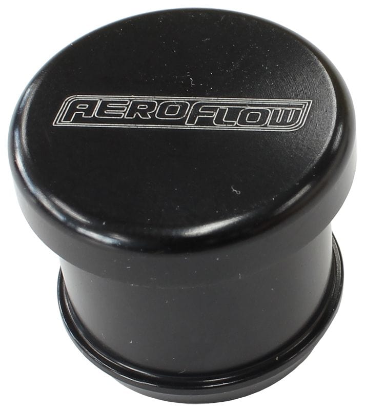 Aeroflow Performance Black Finish Aeroflow Blow-Off Valve Block-Off Plug - 25mm AF64-5225BLK SR