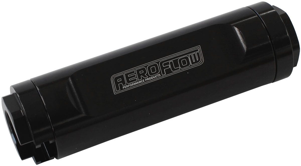 Aeroflow Performance Black Finish Aeroflow Dual Female 3/8" Push-On EFI Fuel Fitting AF809-02BLK SR