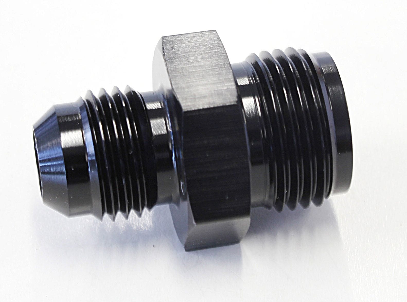 Aeroflow Performance Black Finish Aeroflow Inverted Seat Adapter 11/16"-18 to -6AN AF705-06BLK SR