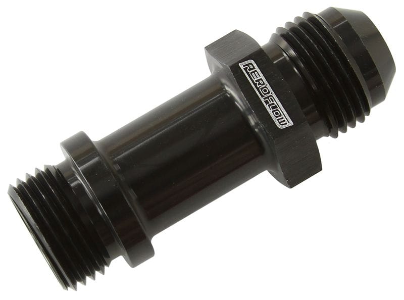 Aeroflow Performance Black Finish Aeroflow ORB to Male AN Extension -8AN AF953-08BLK SR