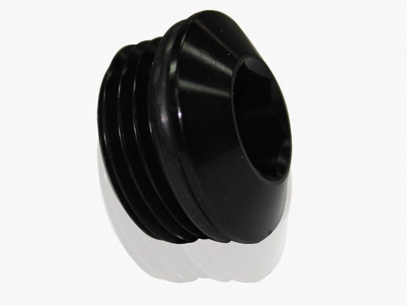 Aeroflow Performance Black Finish Aeroflow Slimline ORB Port Plug -4AN AF813-04BLK SR