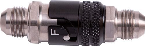 Aeroflow Performance Black Finish Aeroflow Titanium Quick Release Fitting -6AN Viton Seal AFQR102-06 SR