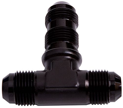 Aeroflow Performance Black Finish. Bulkhead Nuts Sold Separately Aeroflow Bulkhead AN Tee -20AN AF834-20BLK SR