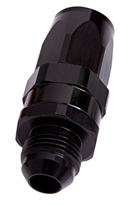 Aeroflow Performance Black Finish. Suit 100 & 450 Series Hose Aeroflow Male AN Taper Swivel Straight Hose End -10AN to -10AN AF840-10BLK SR