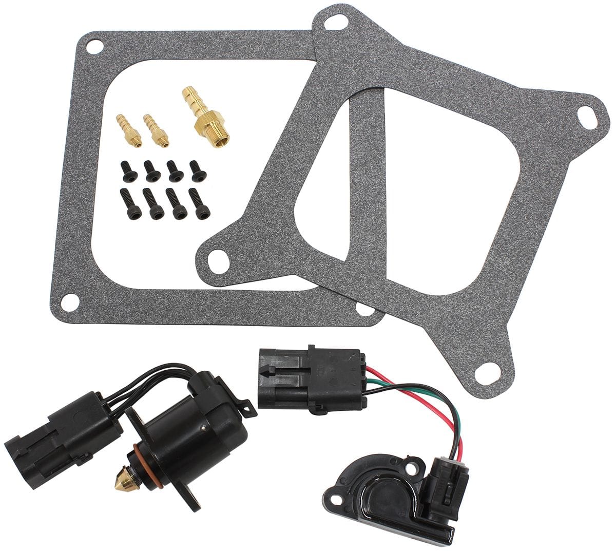 Aeroflow Performance Black Finish. Suit 4150/4500 Flanges Aeroflow Billet Aluminium 4 Barrel 1375cfm Throttle Body AF64-2250BLK SR