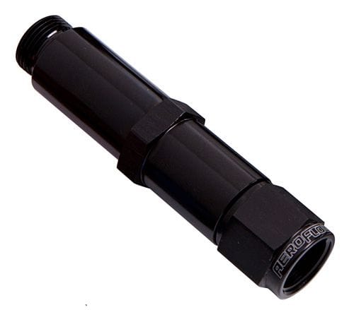 Aeroflow Performance Black Finish. Suit Barry Grant / Demon Aeroflow Carburettor Adapter - Female -6AN AF161-06-1BLK SR
