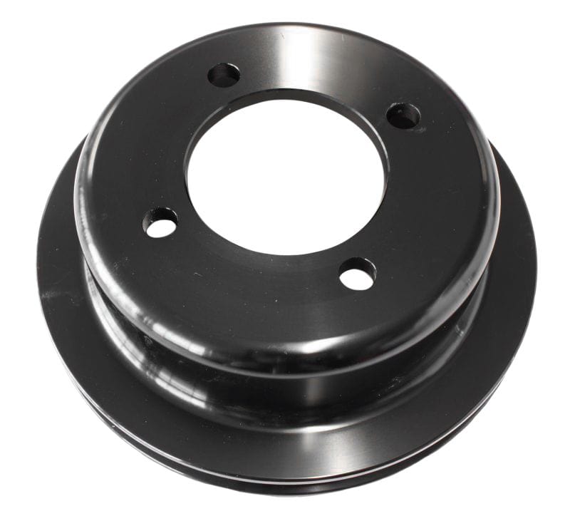 Aeroflow Performance Black Finish. Suit Ford 302-351C 4-Bolt Aeroflow Billet Crankshaft Pulley AF64-2024BLK SR
