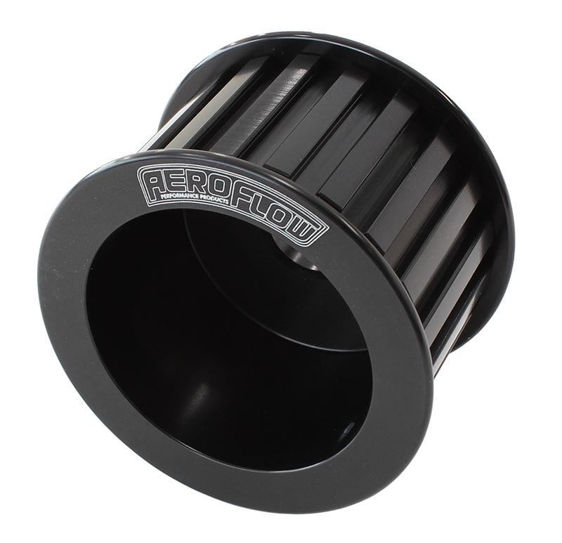 Aeroflow Performance Black Hard Anodised Aeroflow Alternator Gilmer Pulley AF59-3000ABLK SR