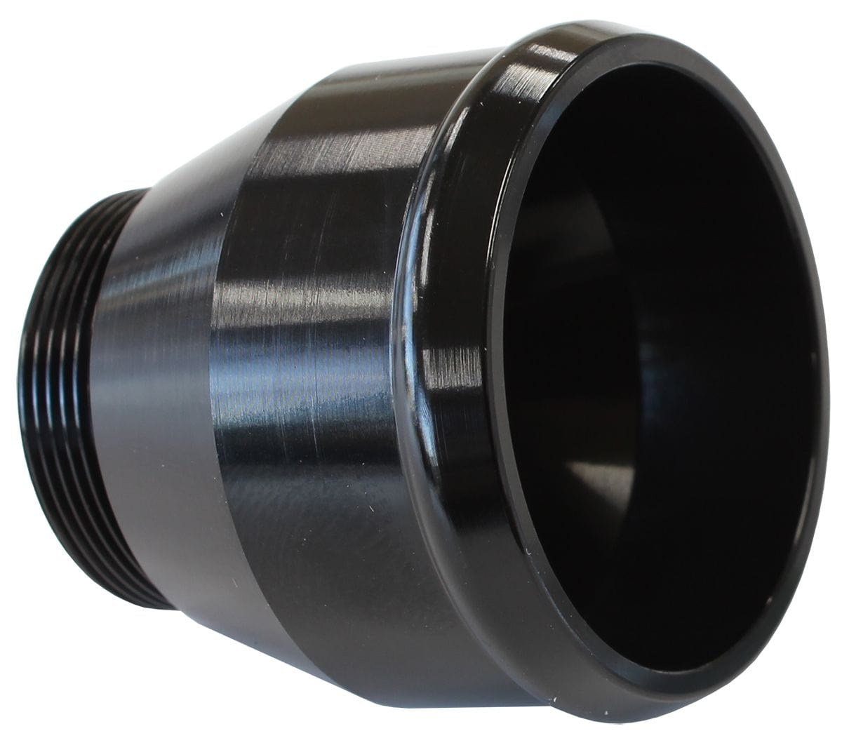 Aeroflow Performance Black Suit 38mm Hose Aeroflow Plumb Back Barb Adapters AF64-5138BLK SR