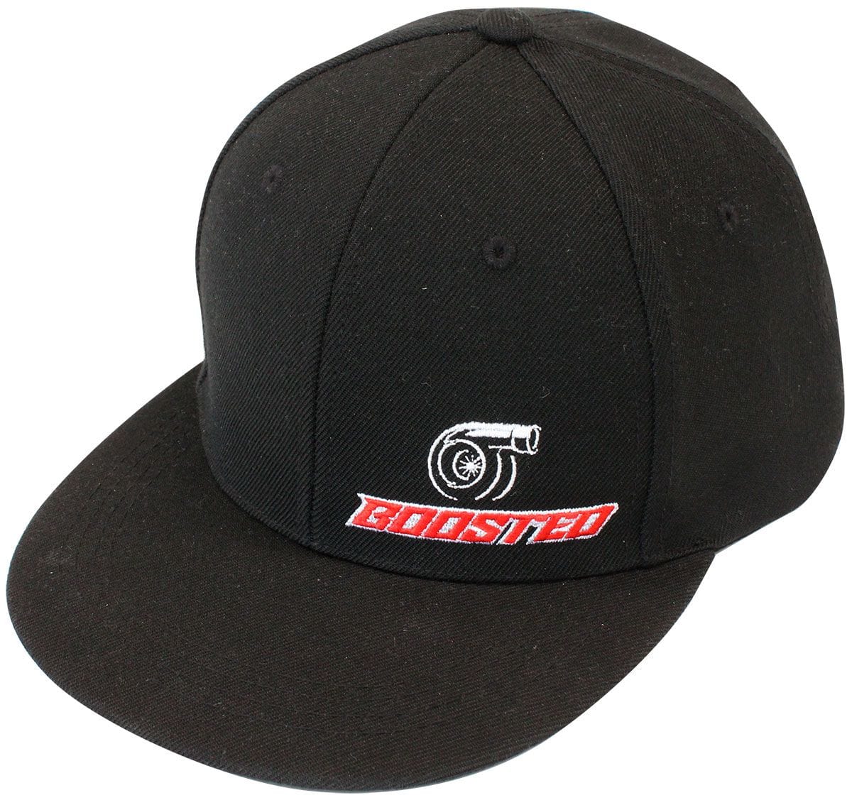 Aeroflow Performance Black with Boosted by Aeroflow Logo Aeroflow Boosted Snap Back Hat AF-BOOSTEDSNAP SR