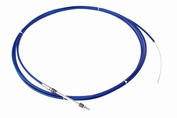 Aeroflow Performance Blue, 18ft long suit AF80-1000 Cable End is 10-32UNF 3/16" Hole (AF35 Aeroflow Parachute Release Cable AF59-1000 SR