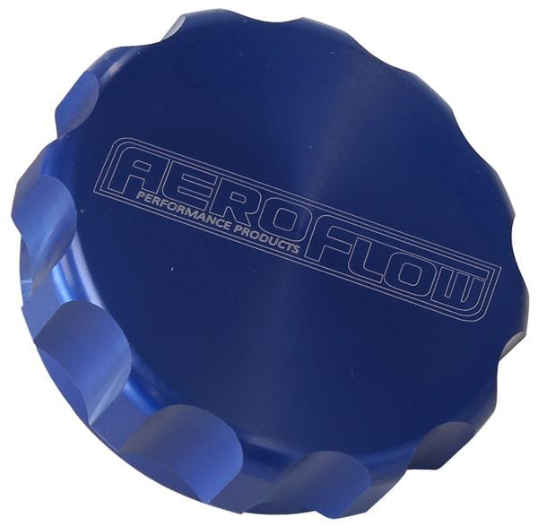 Aeroflow Performance Blue Finish Aeroflow 1-1/2" Billet Aluminium Filler Cap AF59-460-24BL SR
