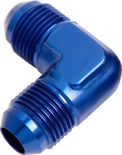 Aeroflow Performance Blue Finish Aeroflow 90° Male Flare Union -6AN AF821-06 SR