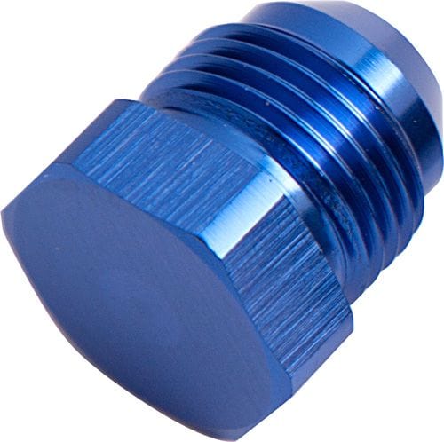Aeroflow Performance Blue Finish Aeroflow AN Flare Plug -8AN AF806-08 SR