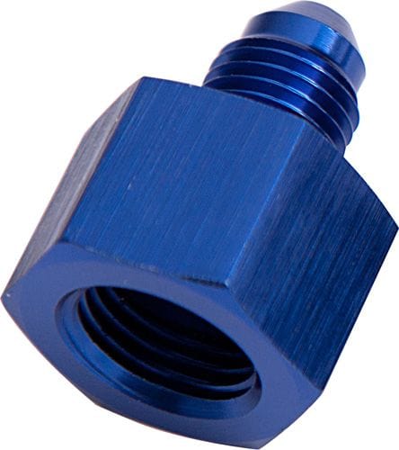 Aeroflow Performance Blue Finish Aeroflow AN Flare Reducer Female/Male -8AN to -6AN AF950-08-06 SR