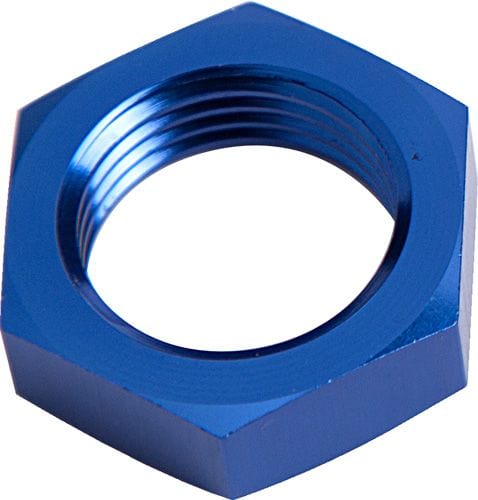 Aeroflow Performance Blue Finish Aeroflow Bulkhead Nut -16AN AF924-16 SR