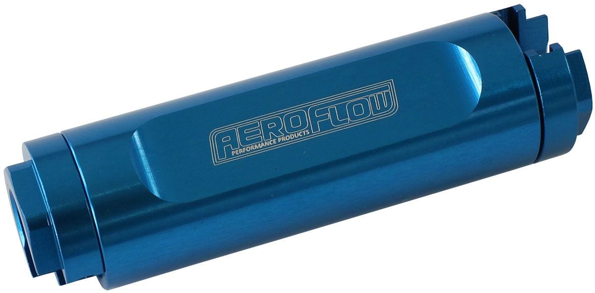 Aeroflow Performance Blue Finish Aeroflow Dual Female 3/8" Push-On EFI Fuel Fitting AF809-02 SR