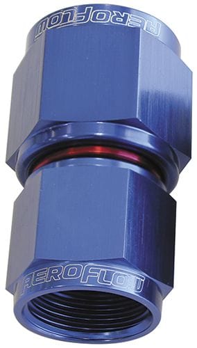 Aeroflow Performance Blue Finish Aeroflow Female Swivel Coupler Reducer -8AN to -10AN AF131-08-10 SR