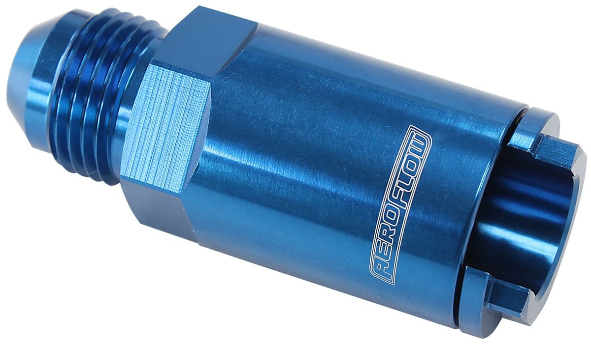 Aeroflow Performance Blue Finish Aeroflow Push-On EFI Fitting -8AN with 1/2" Push-On AF808-04 SR