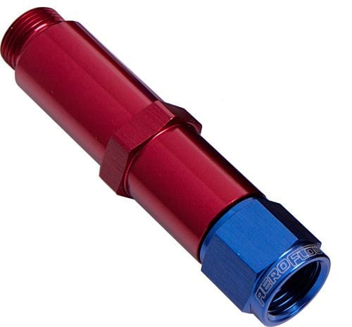 Aeroflow Performance Blue Finish. Suit Barry Grant / Demon Aeroflow Carburettor Adapter - Female -6AN AF161-06-1 SR