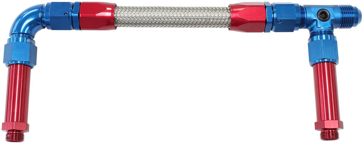 Aeroflow Performance Blue Finish. Suits Barry Grant/Demon Dual Fuel Line Aeroflow Blue Finish. Suits Barry Grant/Demon Dual Fuel Line AF161-08 SR