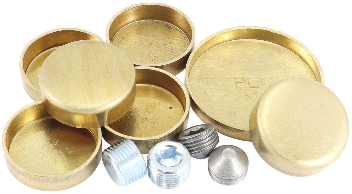 Aeroflow Performance Brass Material Aeroflow Ford 351 Cleveland Welsh Plug Kit AF3000-1001 SR